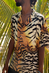 Camisa Hawaiana - Tigre