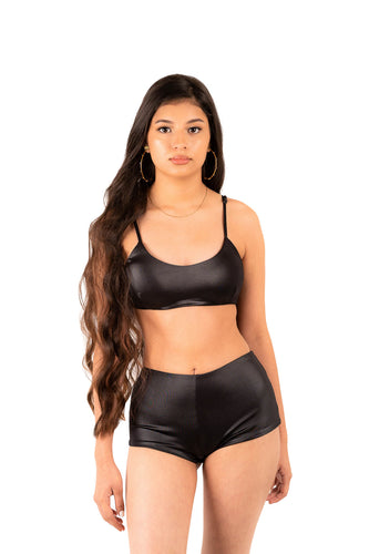 Sporty Spice Top - Negro